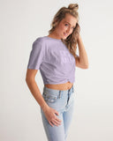 Crybaby Logo Favorite Women's Twist-Front Cropped Tee - Crybaby Cosmetics Co.