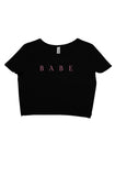 Babe cropped tee - Crybaby Cosmetics Co.