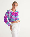 Ava quarter zip  Cropped Windbreaker - Crybaby Cosmetics Co.