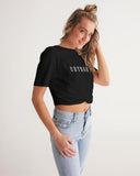 Crybaby favorite Twist-Front Cropped Tee - Crybaby Cosmetics Co.