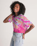 Chloe  Lounge Cropped Tee - Crybaby Cosmetics Co.