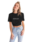 Crybaby favorite Twist-Front Cropped Tee - Crybaby Cosmetics Co.