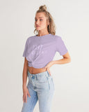 Crybaby Logo Favorite Women's Twist-Front Cropped Tee - Crybaby Cosmetics Co.