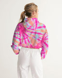 Chloe quarter zip Cropped Windbreaker - Crybaby Cosmetics Co.