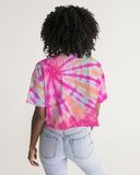 Chloe  Lounge Cropped Tee - Crybaby Cosmetics Co.