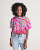 Chloe  Lounge Cropped Tee - Crybaby Cosmetics Co.
