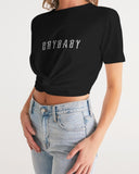 Crybaby favorite Twist-Front Cropped Tee - Crybaby Cosmetics Co.