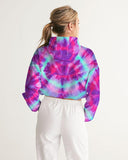 Ava quarter zip  Cropped Windbreaker - Crybaby Cosmetics Co.